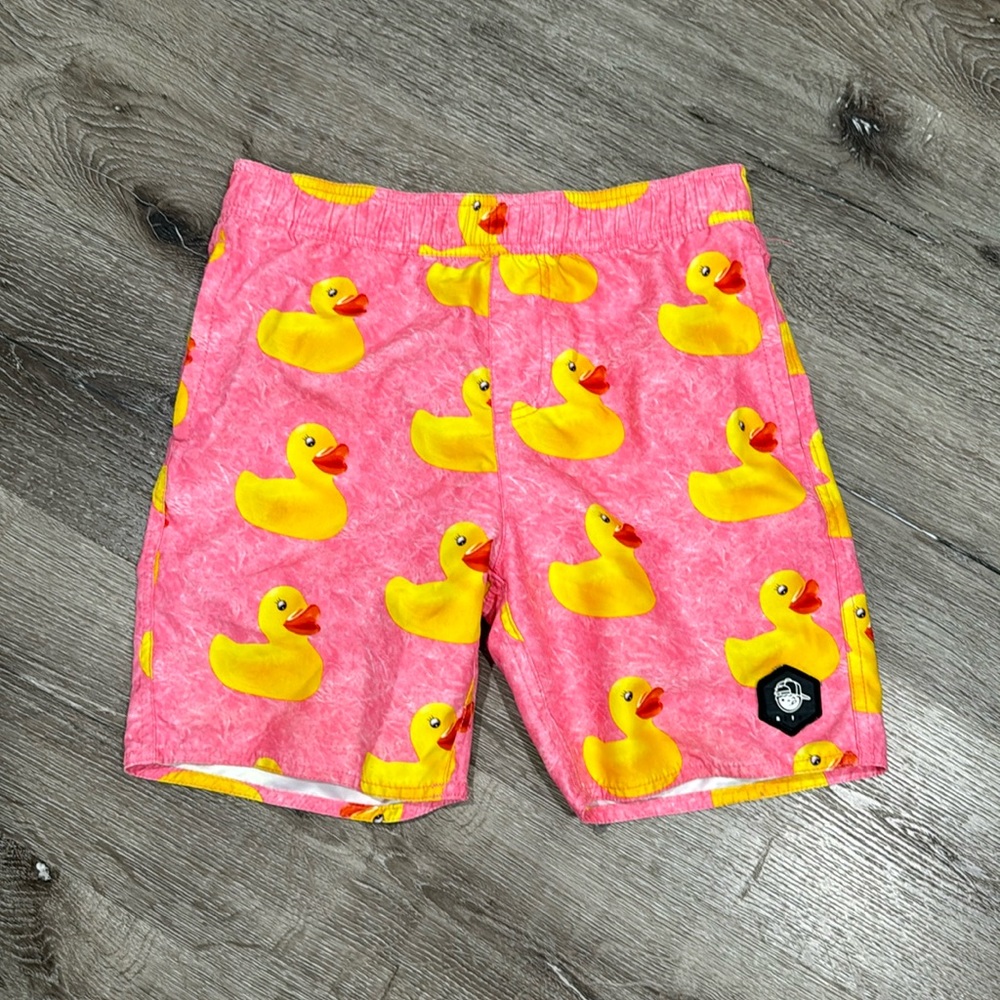 NEFF Duck Pink Swim Short for Men